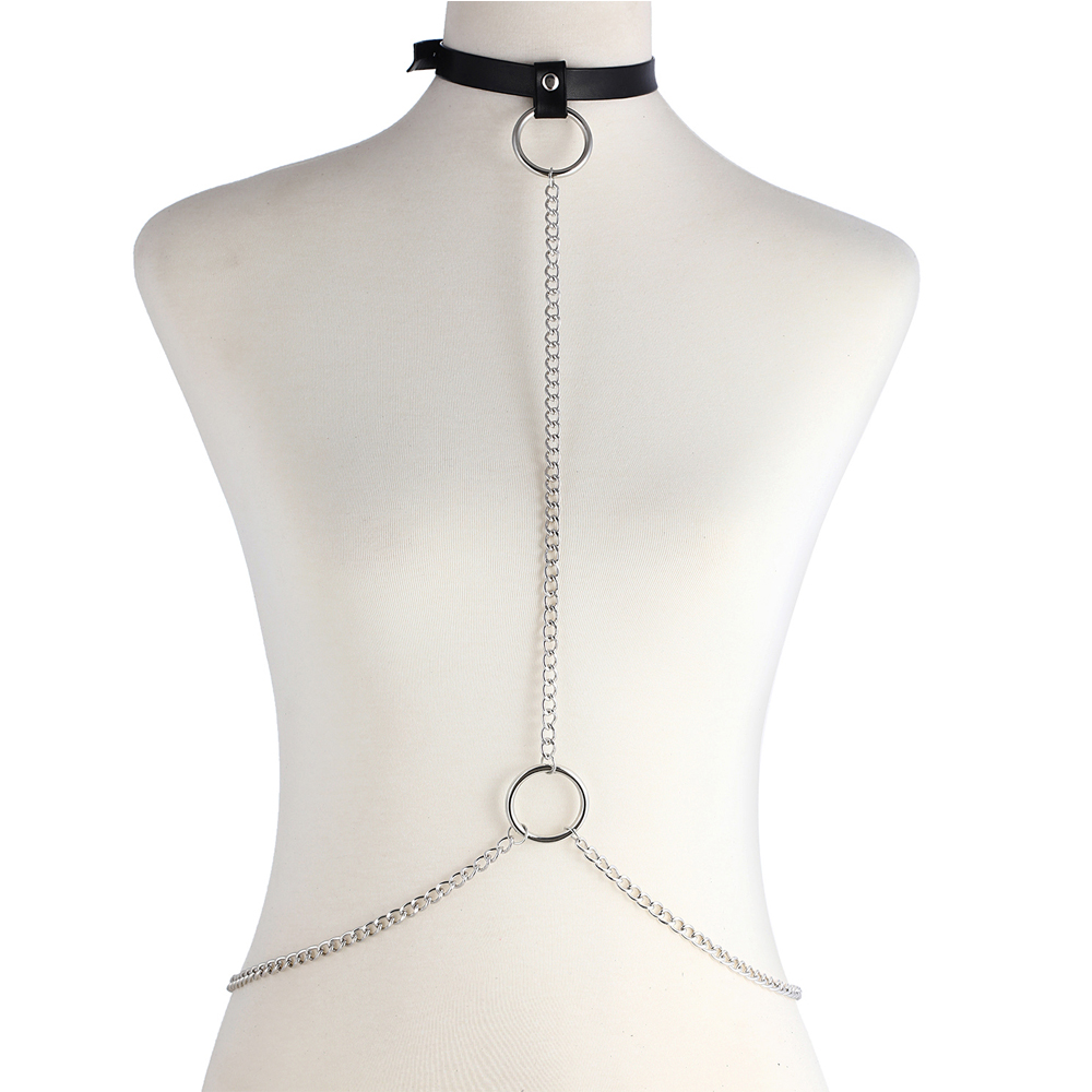 Body Jewellery - Sexy Body Chain Harness Goth Chains