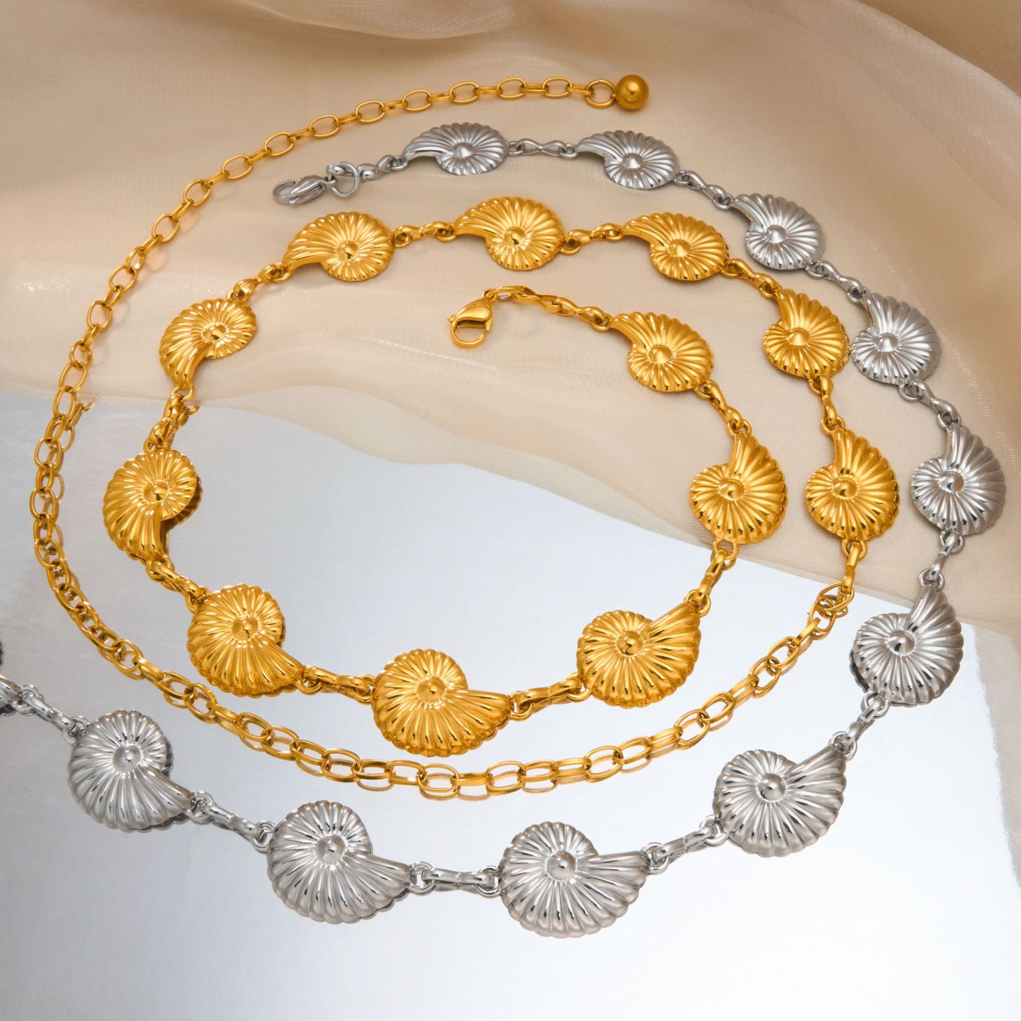 18k Gold Plated Stainless Stee - Body Jewelry Gold บทวิจารณ์และราคา
