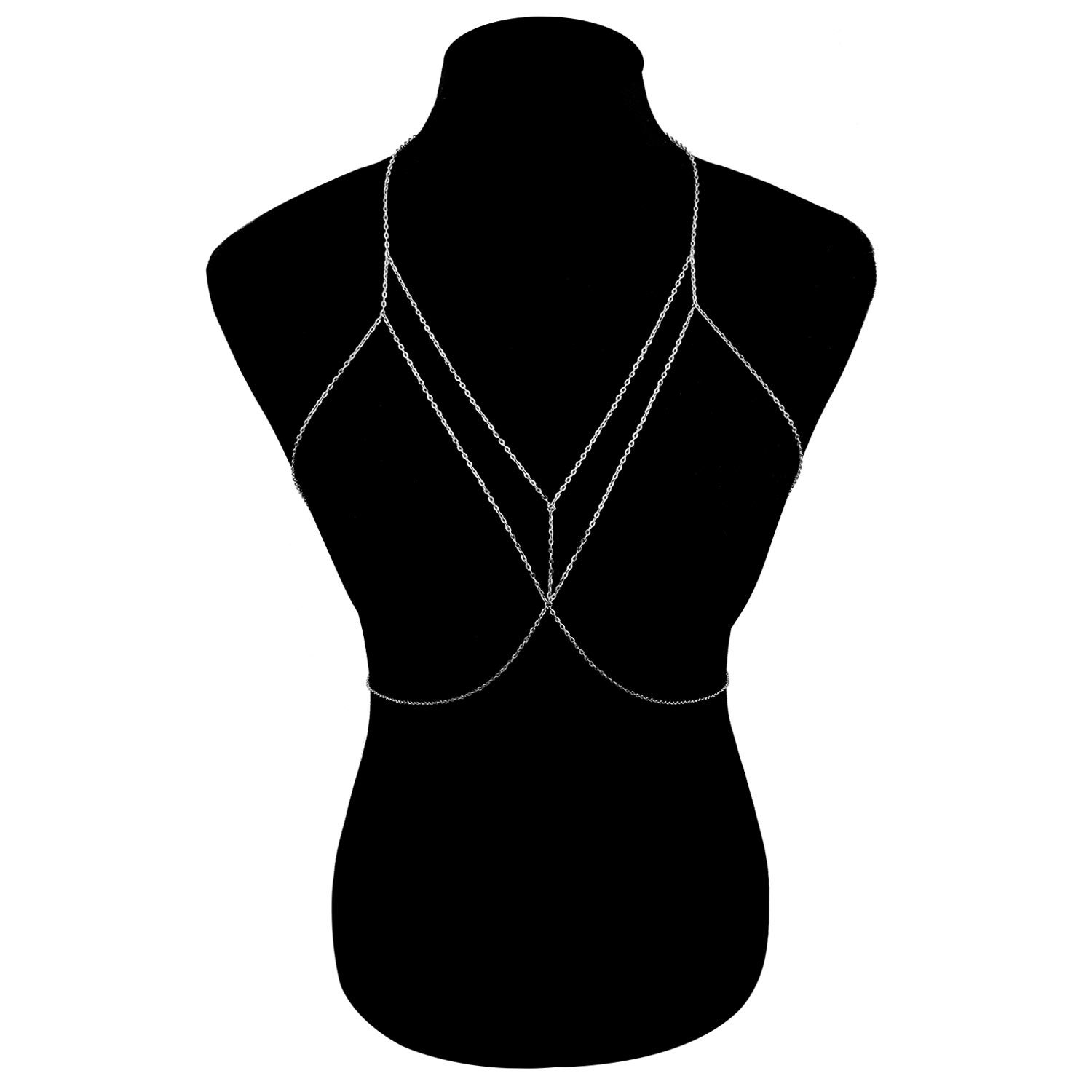 Sex Staggered Body Chain For W - Body Jewelry Gold บทวิจารณ์และราคา