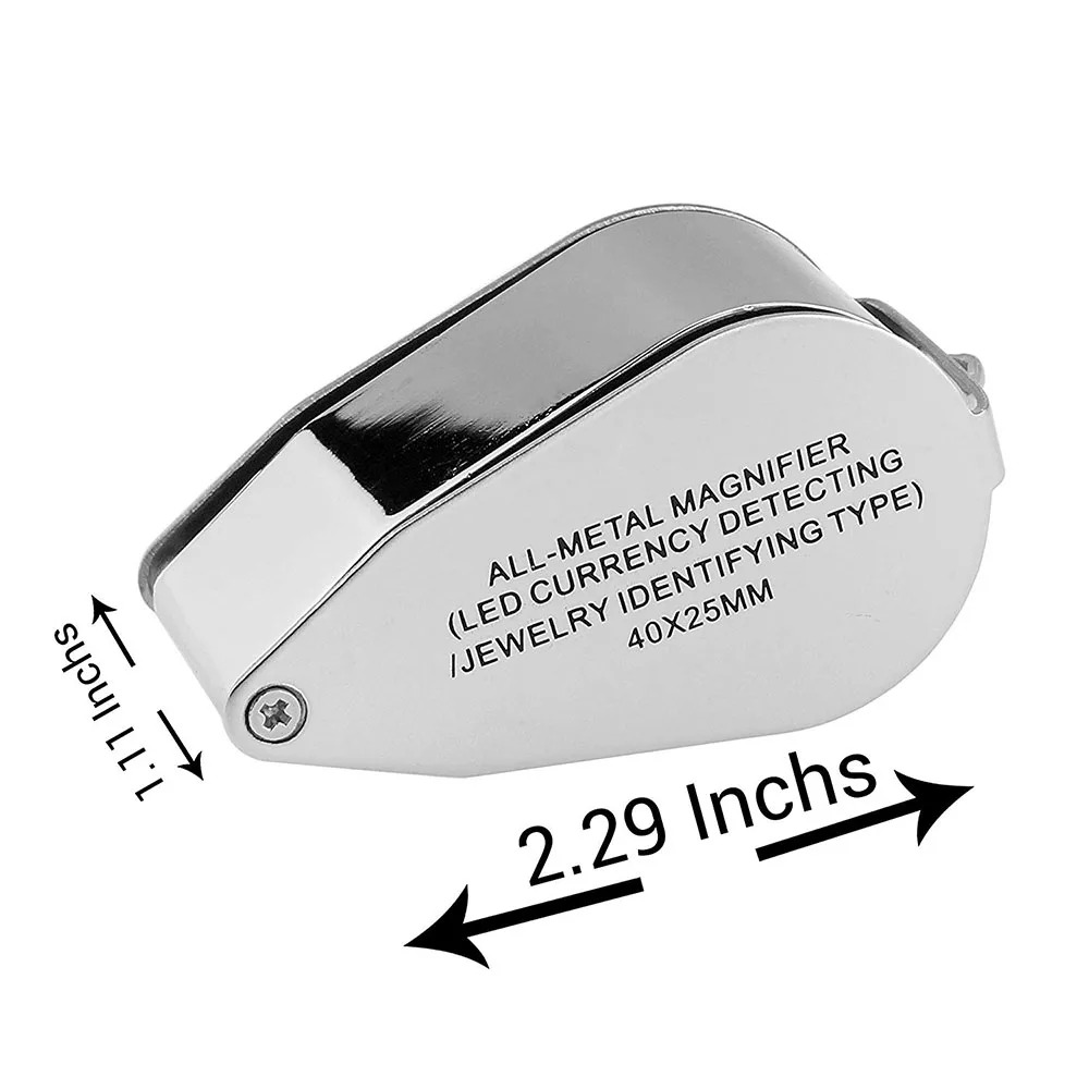 40X Illuminated Jeweler Loupe  - Body Jewelry Repair บทวิจารณ์และราคา