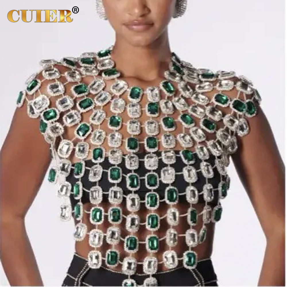 CUIER Sexy red Rectangular geo - Body Jewelry Top บทวิจารณ์และราคา