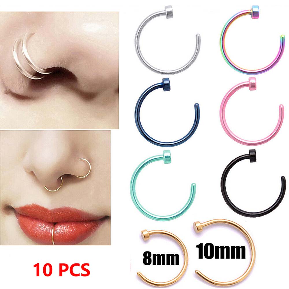 10 Pcs Simple Ear Ring Sale Su - Body Jewelry On Sale บทวิจารณ์และราคา