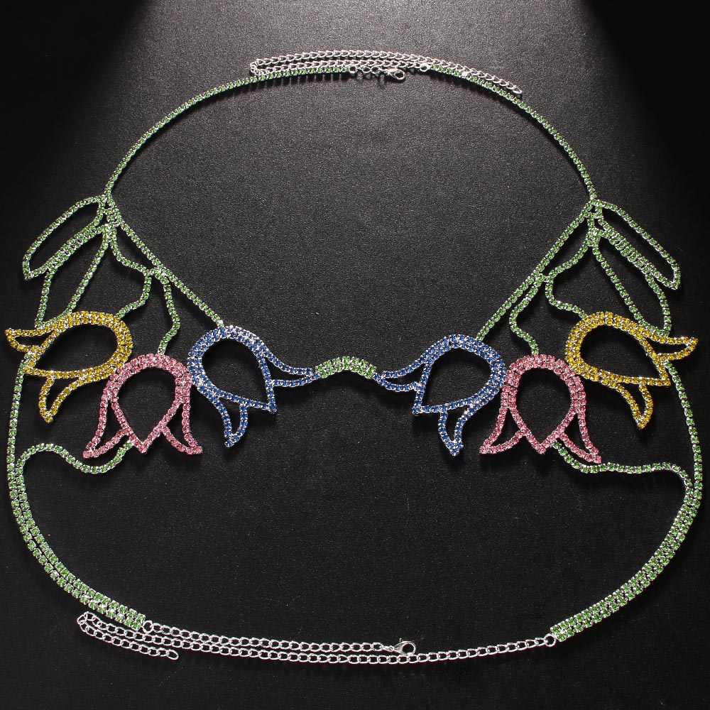 Stonefans Colorful Floral Ches - Body Jewellery บทวิจารณ์และราคา