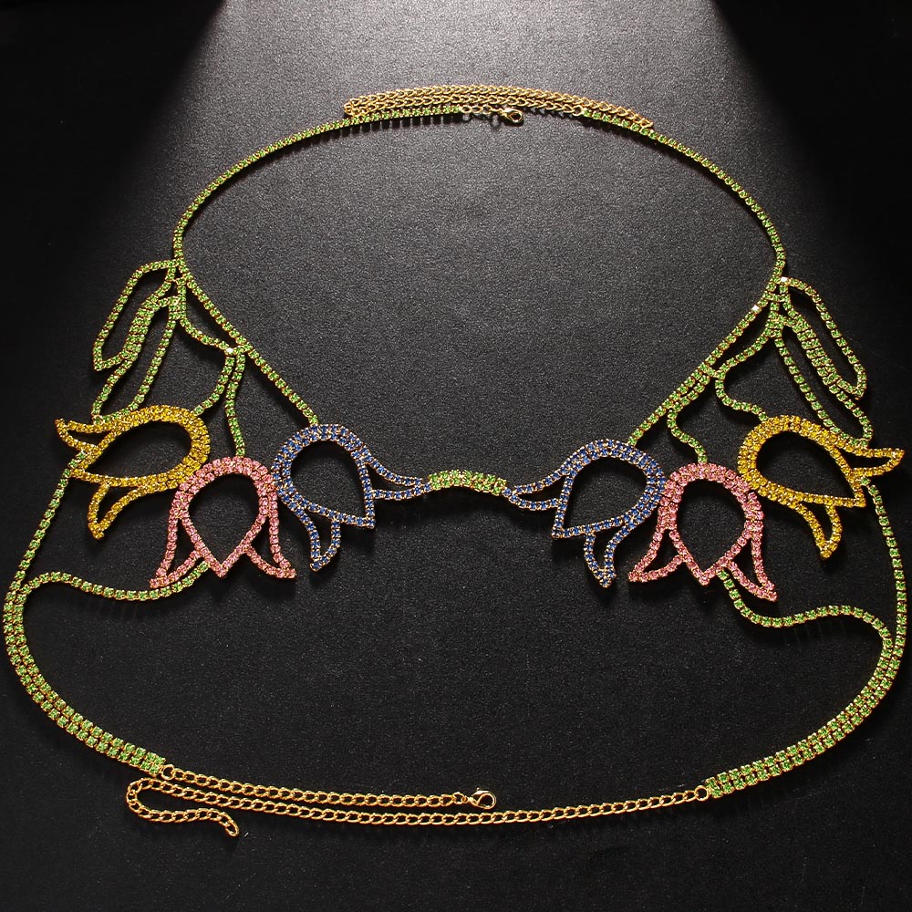 Stonefans Colorful Floral Ches - Body Jewellery บทวิจารณ์และราคา