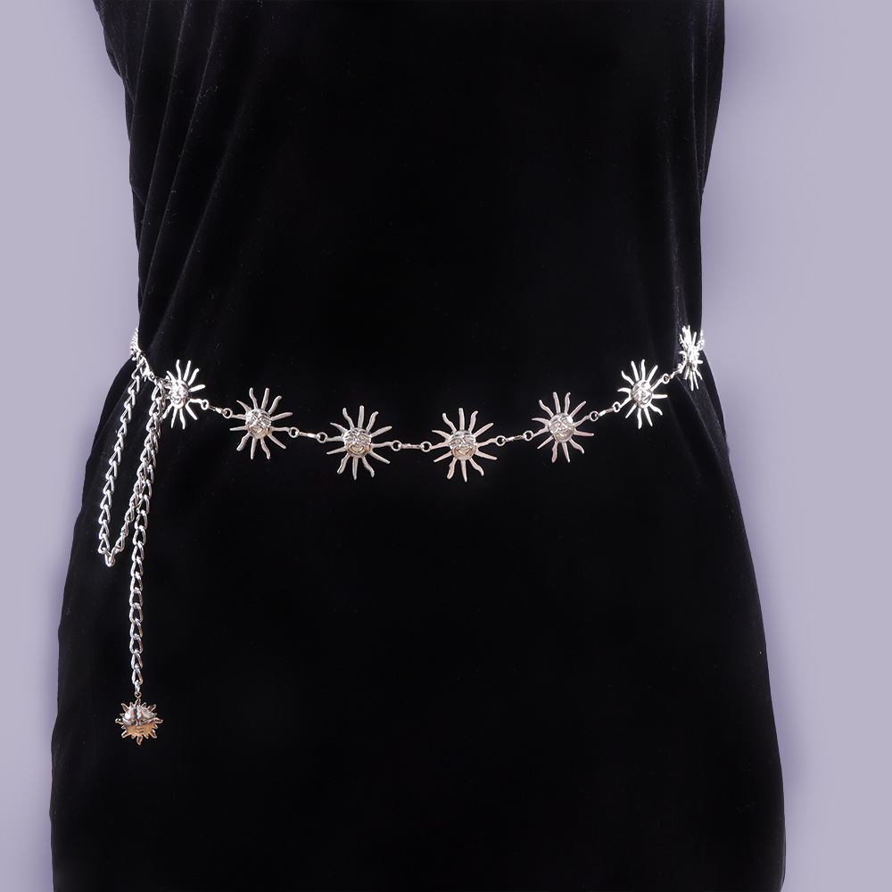 Women Fashion Belt Hip Hop Hig - Body Jewelry Gold บทวิจารณ์และราคา