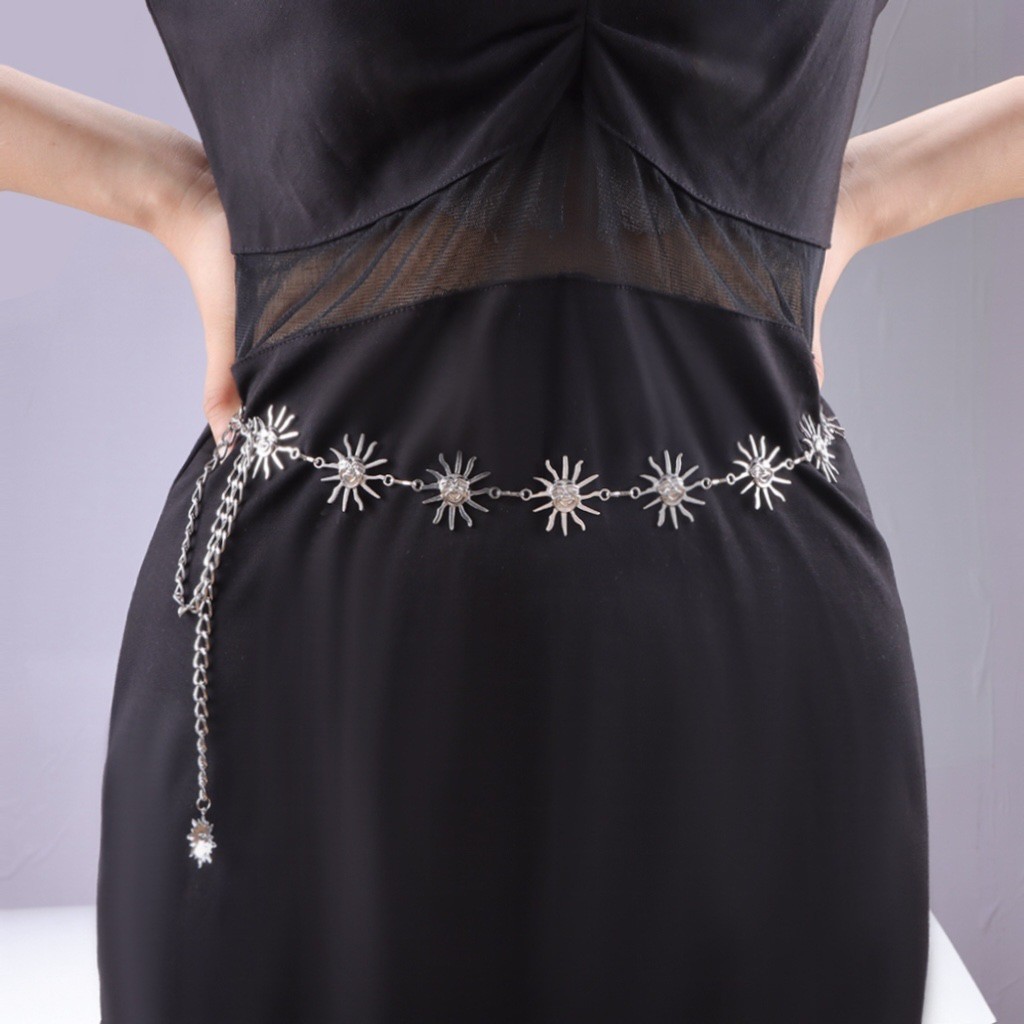 Women Fashion Belt Hip Hop Hig - Body Jewelry Gold บทวิจารณ์และราคา