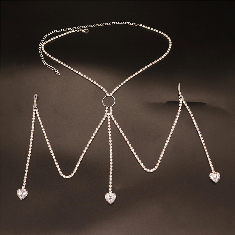2023 New Fashion White Heart N - Body Jewelry Harness บทวิจารณ์และราคา