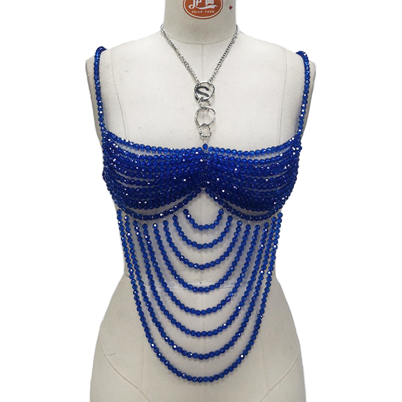 Handmade Female Multi-Layer Ge - Body Jewelry Top บทวิจารณ์และราคา