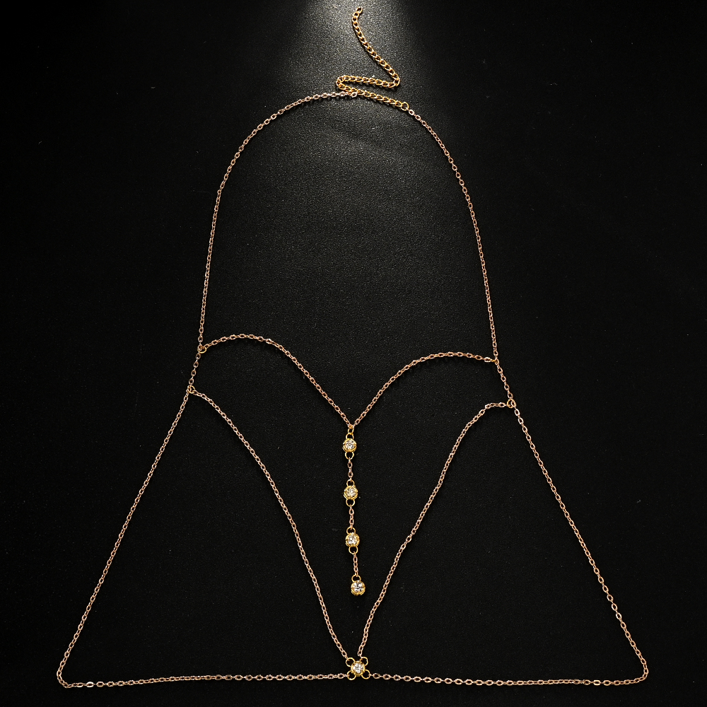 Stonefasn Pendant Chest Chain  - Body Jewellery บทวิจารณ์และราคา
