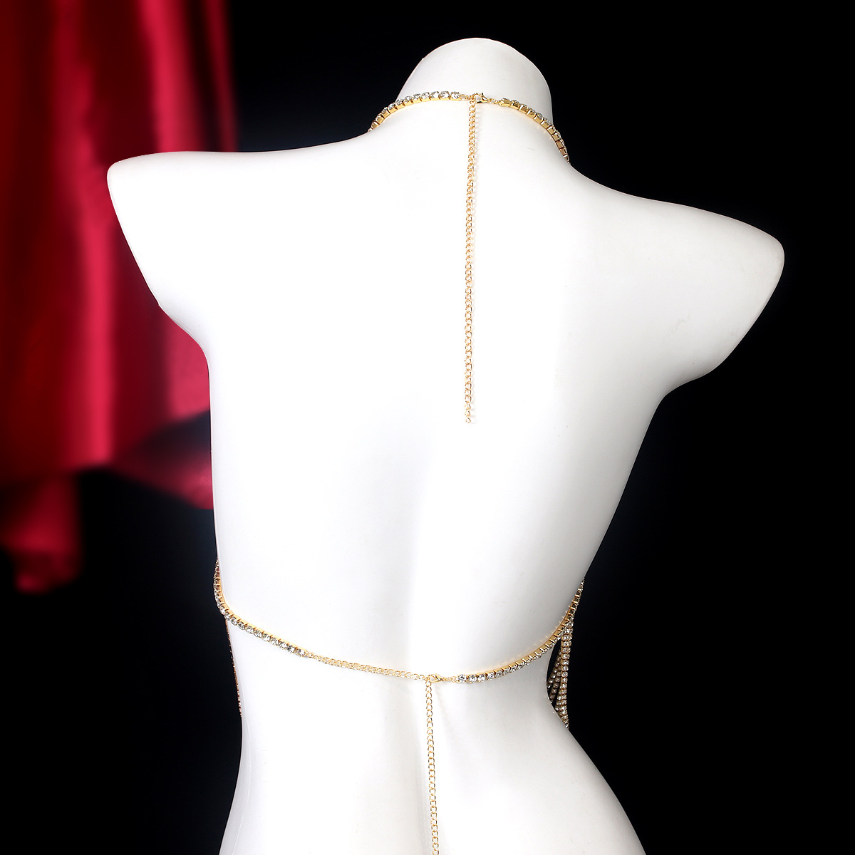 Luxurious Stripe Tassels Retro - Body Jewelry Harness บทวิจารณ์และราคา
