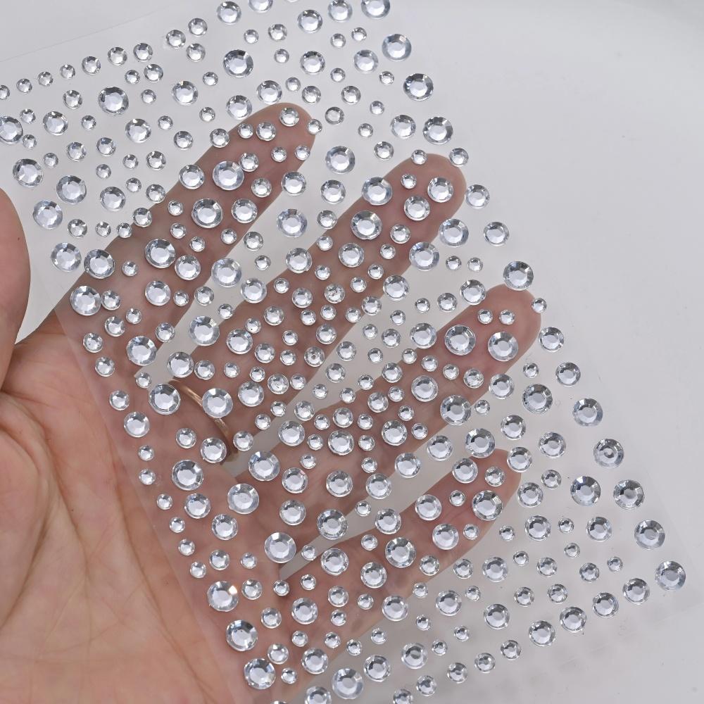 1 Sheet Silver-White Glitter 3 - Body Jewelry Diamond บทวิจารณ์และราคา