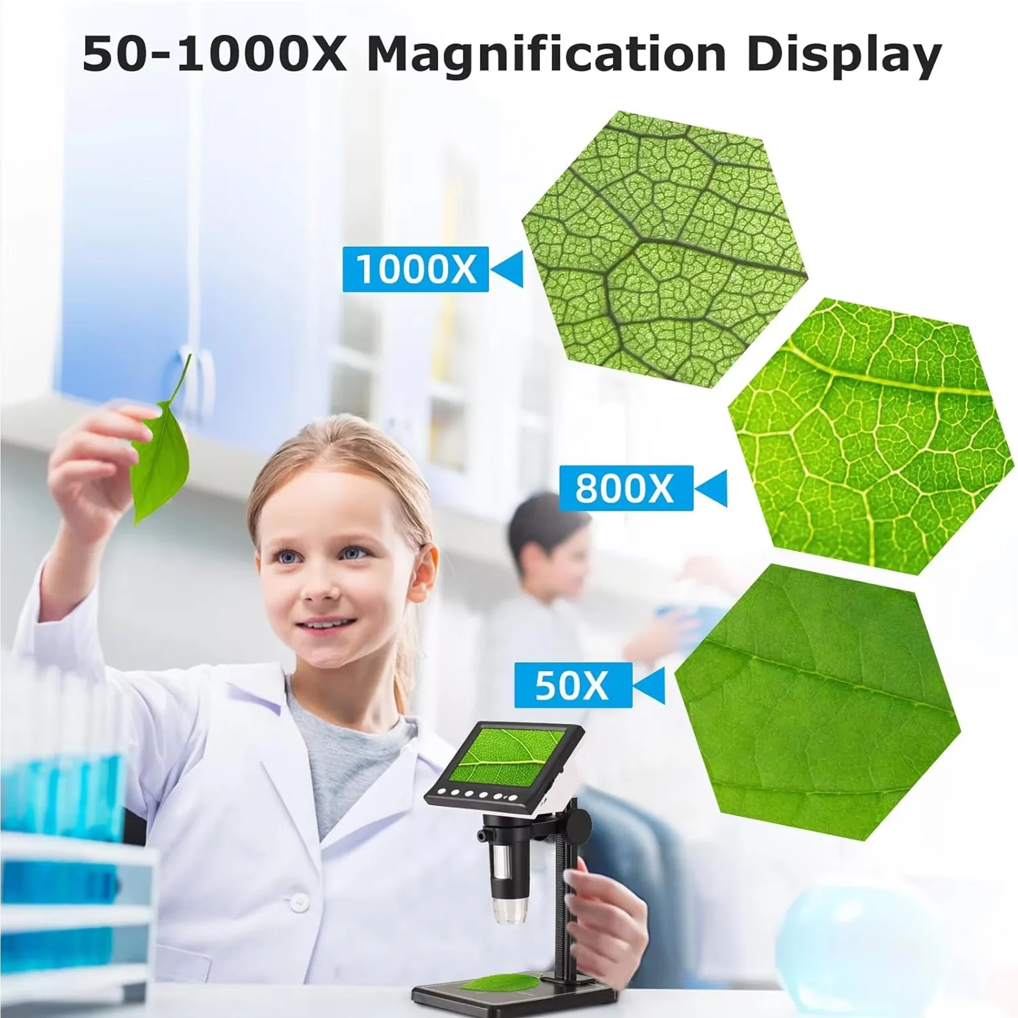 Portable 4K Digital Microscope - Body Jewelry Repair บทวิจารณ์และราคา