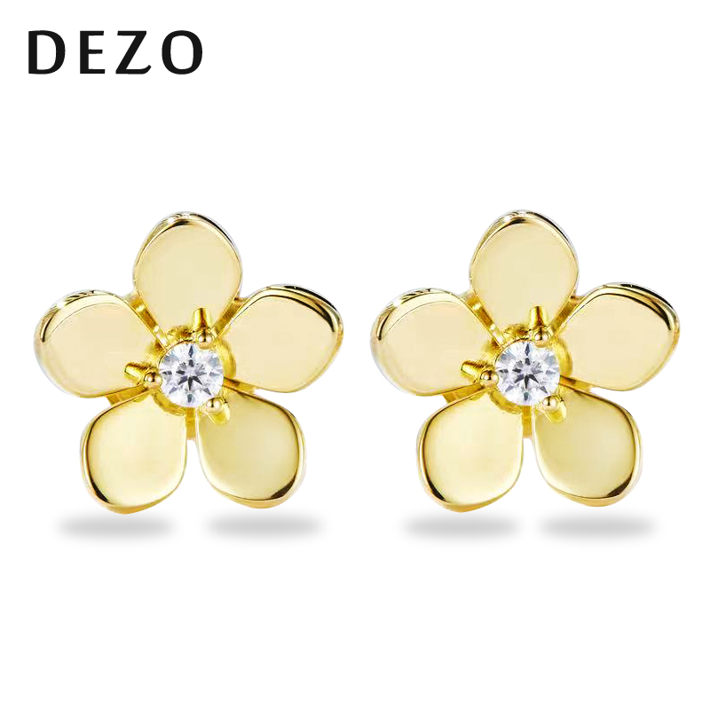 DEZO Yellow Gold Plated 925 St - Body Jewelry Diamond บทวิจารณ์และราคา