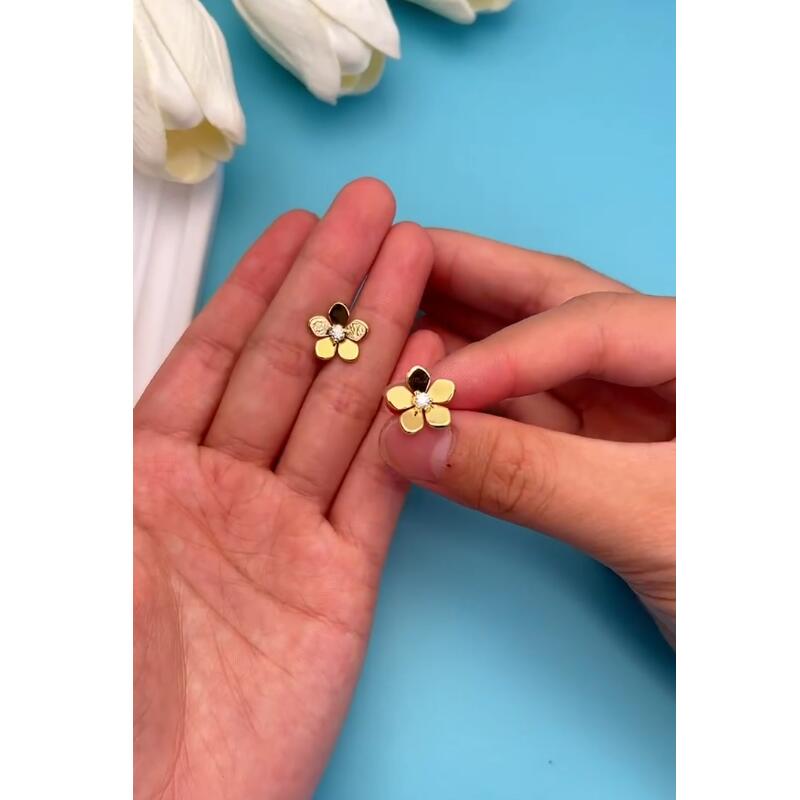 DEZO Yellow Gold Plated 925 St - Body Jewelry Diamond บทวิจารณ์และราคา