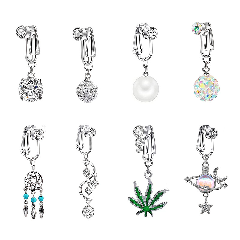 Hot Sale Fake Belly Ring Non P - Body Jewelry On Sale บทวิจารณ์และราคา