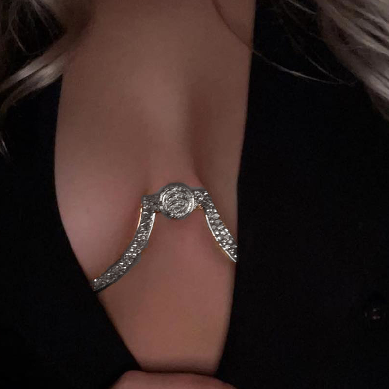Stonefans Zircon Butterfly Tas - Body Jewelry Top บทวิจารณ์และราคา