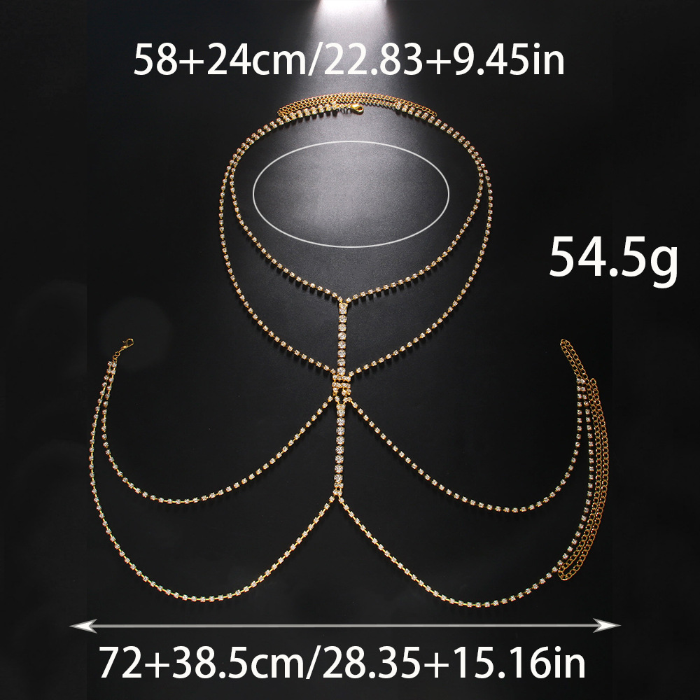 Gold Silver Plated Alloy Round - Body Jewelry Harness บทวิจารณ์และราคา