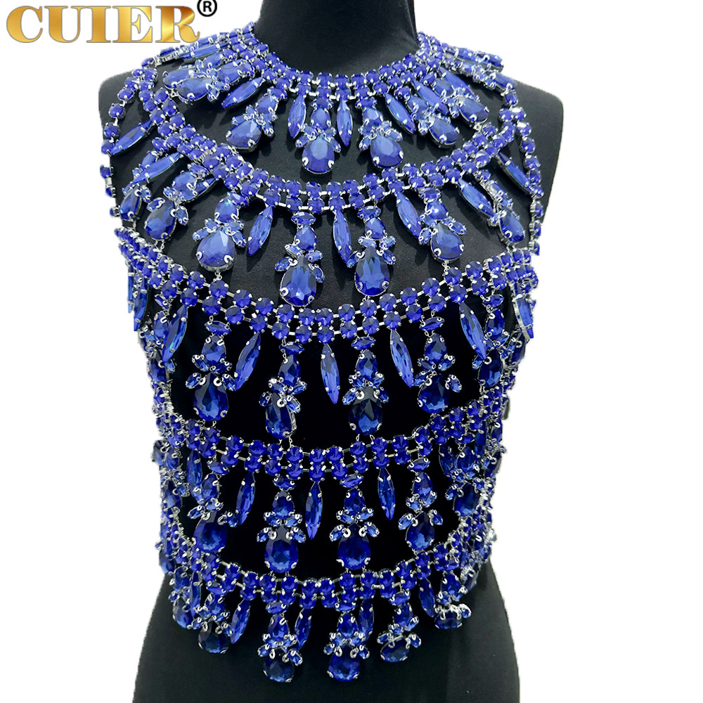 CUIER Gorgeous Crystal AB Glas - Body Jewelry Top บทวิจารณ์และราคา