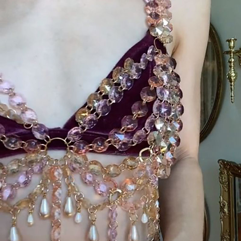 2026 New Arrival Y2K Festival  - Body Jewelry Top บทวิจารณ์และราคา
