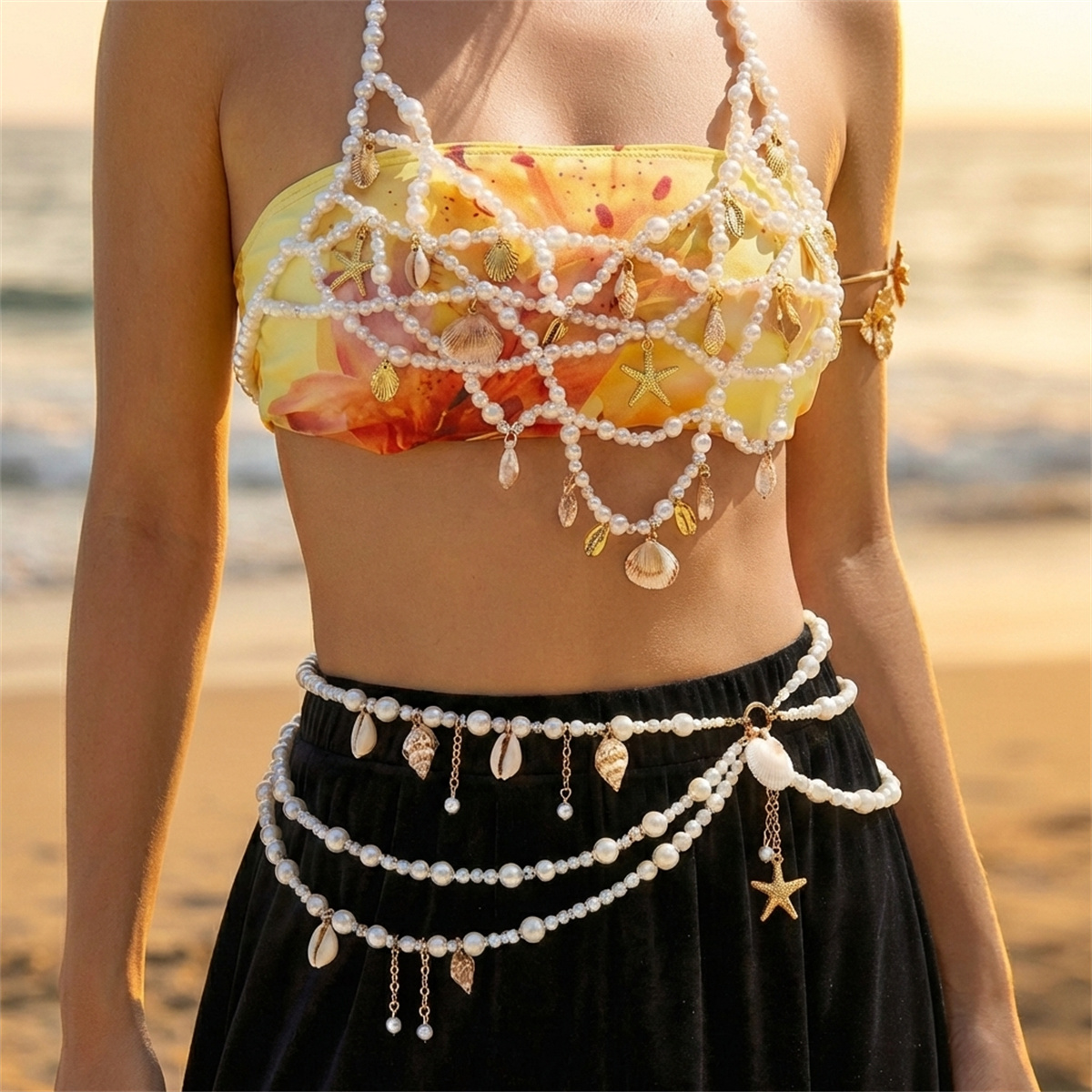 Design Sense Hollow Net-like I - Body Jewelry Harness บทวิจารณ์และราคา