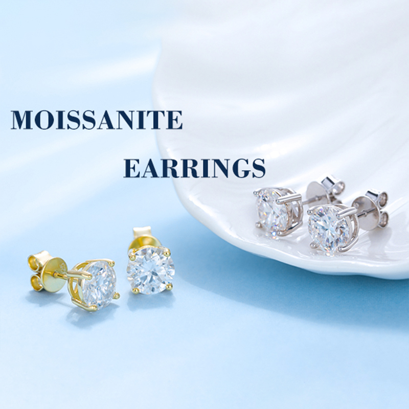 Classic 0.1-4CT Moissanite Stu - Body Jewelry Diamond บทวิจารณ์และราคา