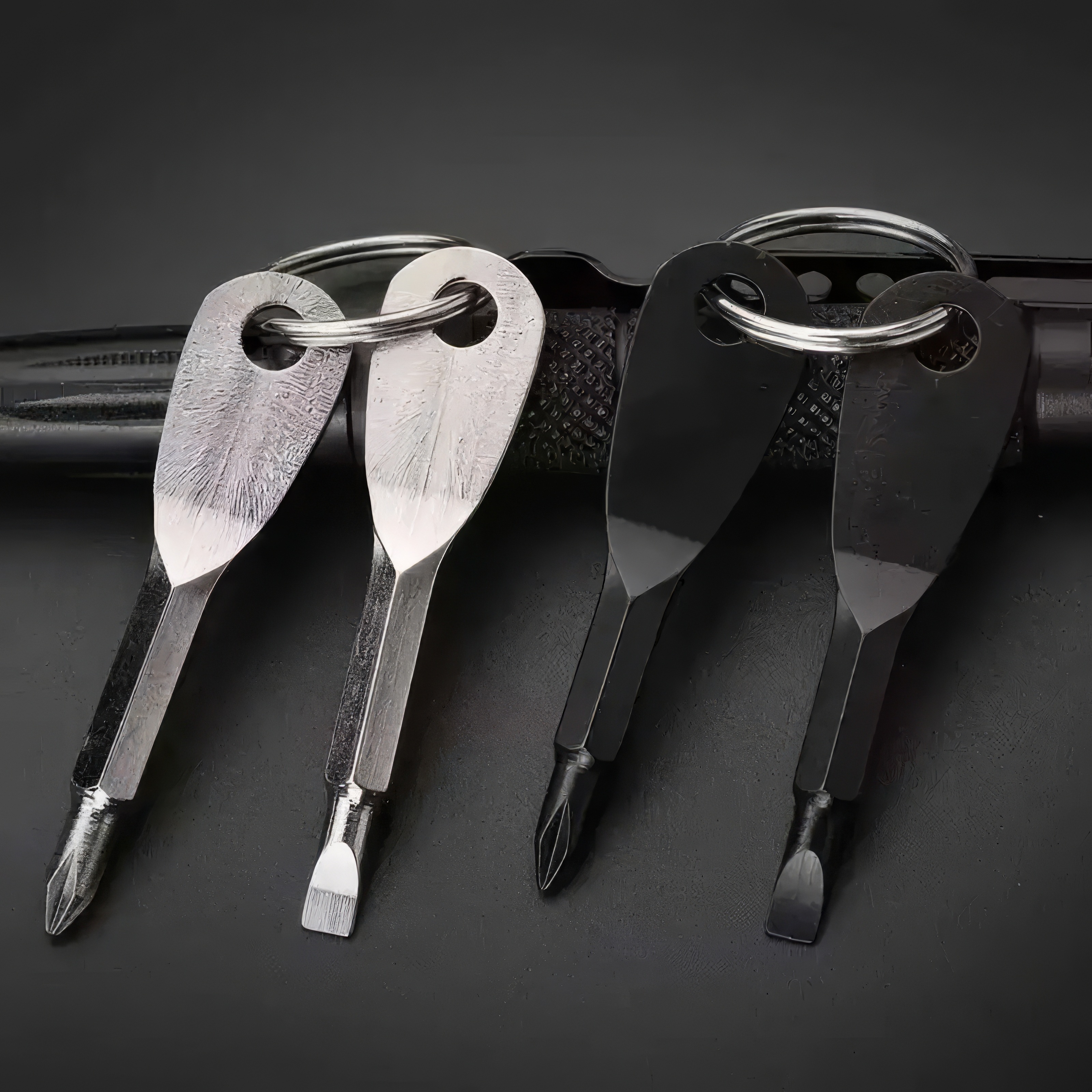 2 Keychain Screwdrivers in Bla - Body Jewelry Repair บทวิจารณ์และราคา