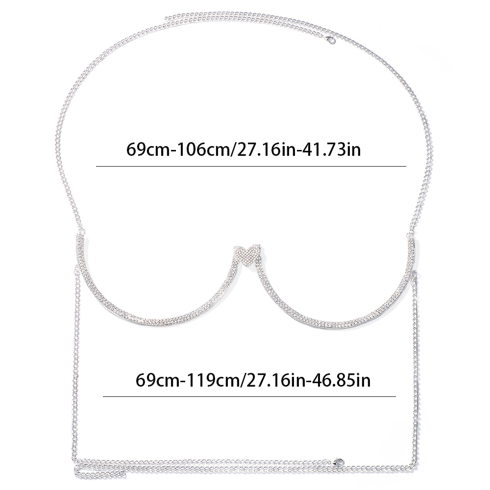 Heart Chest Bracket Jewellery  - Body Jewellery บทวิจารณ์และราคา