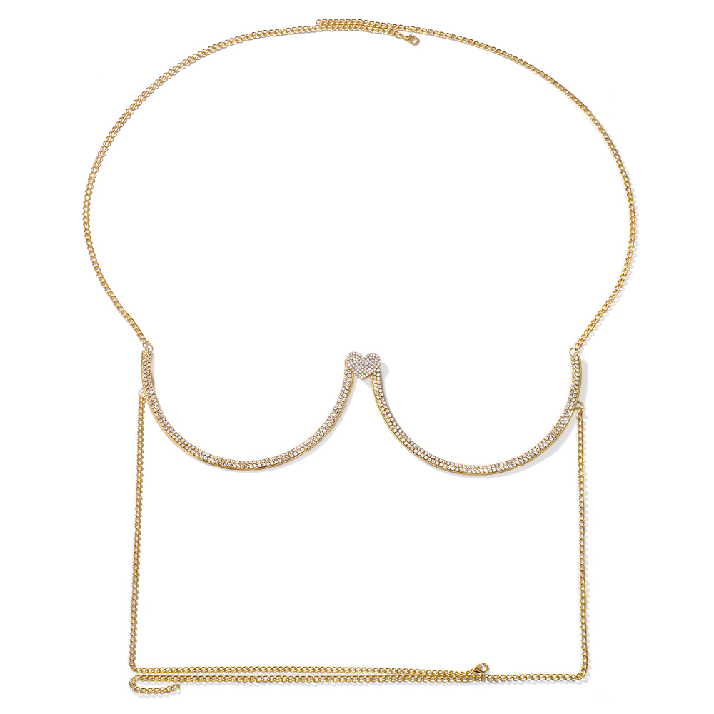 Heart Chest Bracket Jewellery  - Body Jewellery บทวิจารณ์และราคา