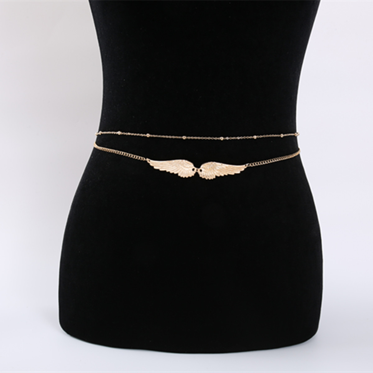 Lucky Angel Wings Belly Chains - Body Jewelry Gold บทวิจารณ์และราคา