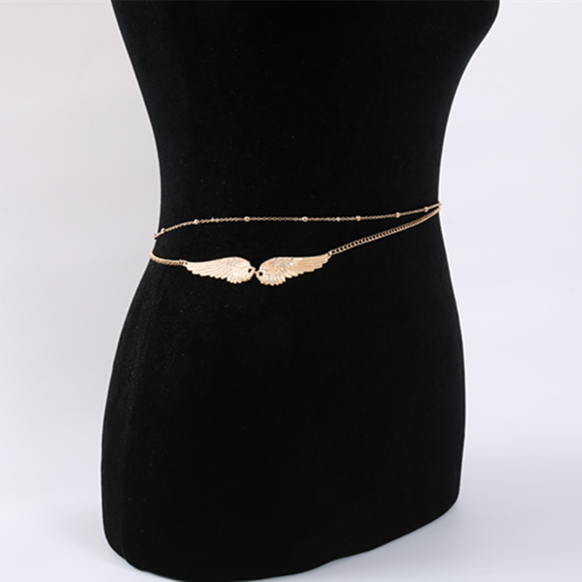 Lucky Angel Wings Belly Chains - Body Jewelry Gold บทวิจารณ์และราคา
