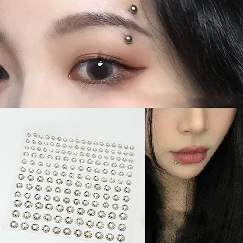 Diamond Sticker Fake Nose Stud - Body Jewelry Diamond บทวิจารณ์และราคา