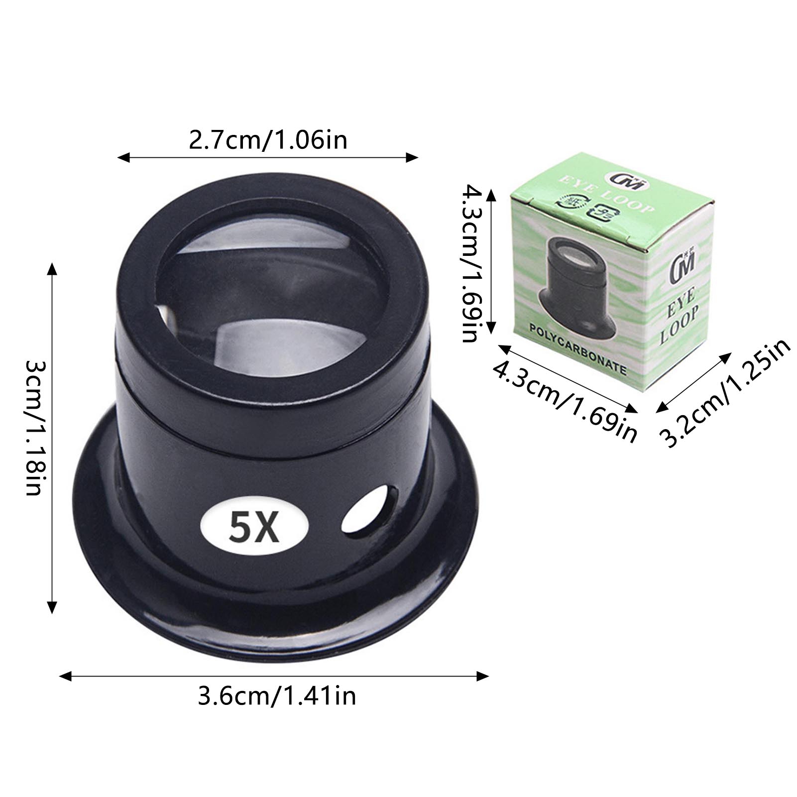 Watchmaker Eye Magnifying Glas - Body Jewelry Repair บทวิจารณ์และราคา