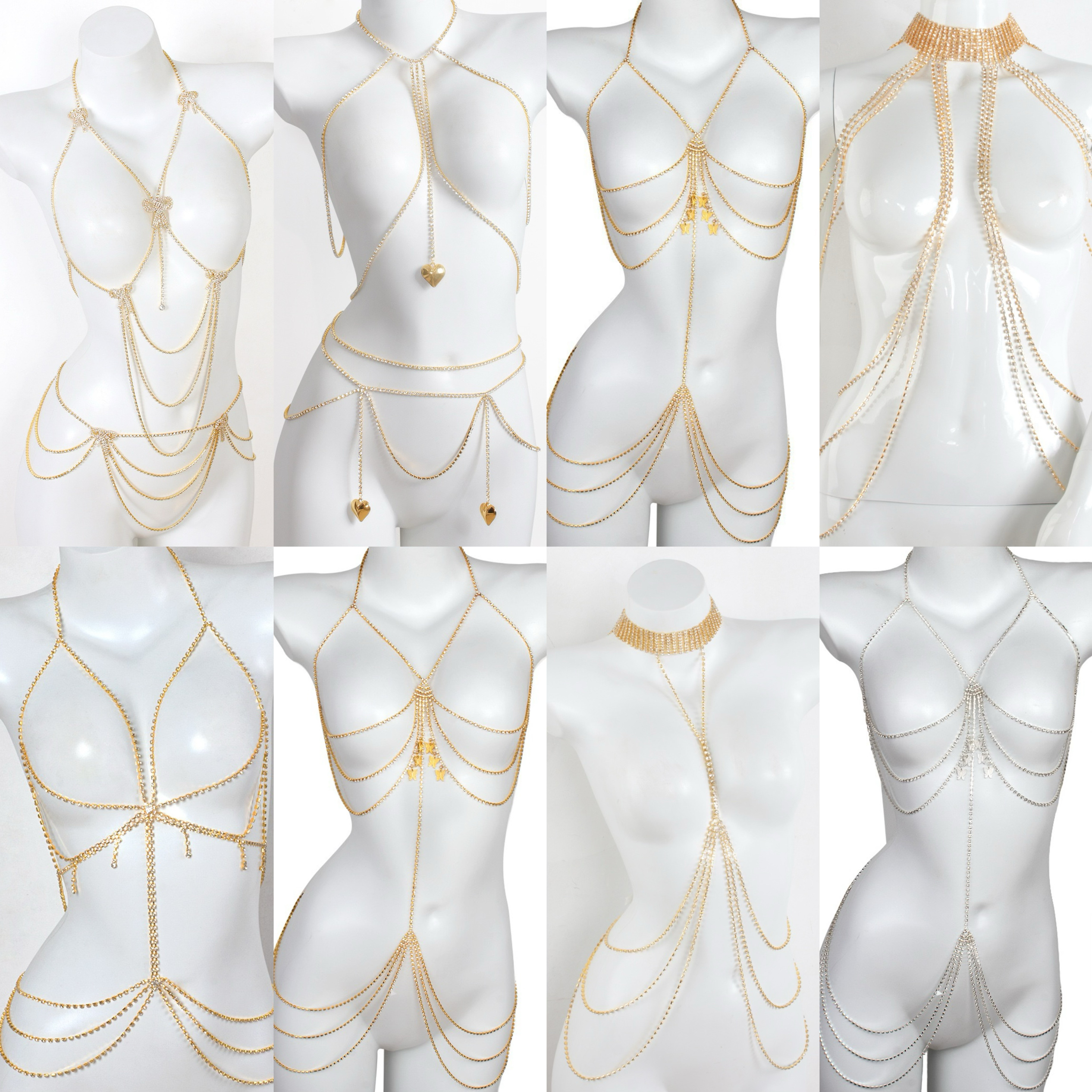 Sexy Bikini Body Chain for Wom - Body Jewelry Online บทวิจารณ์และราคา