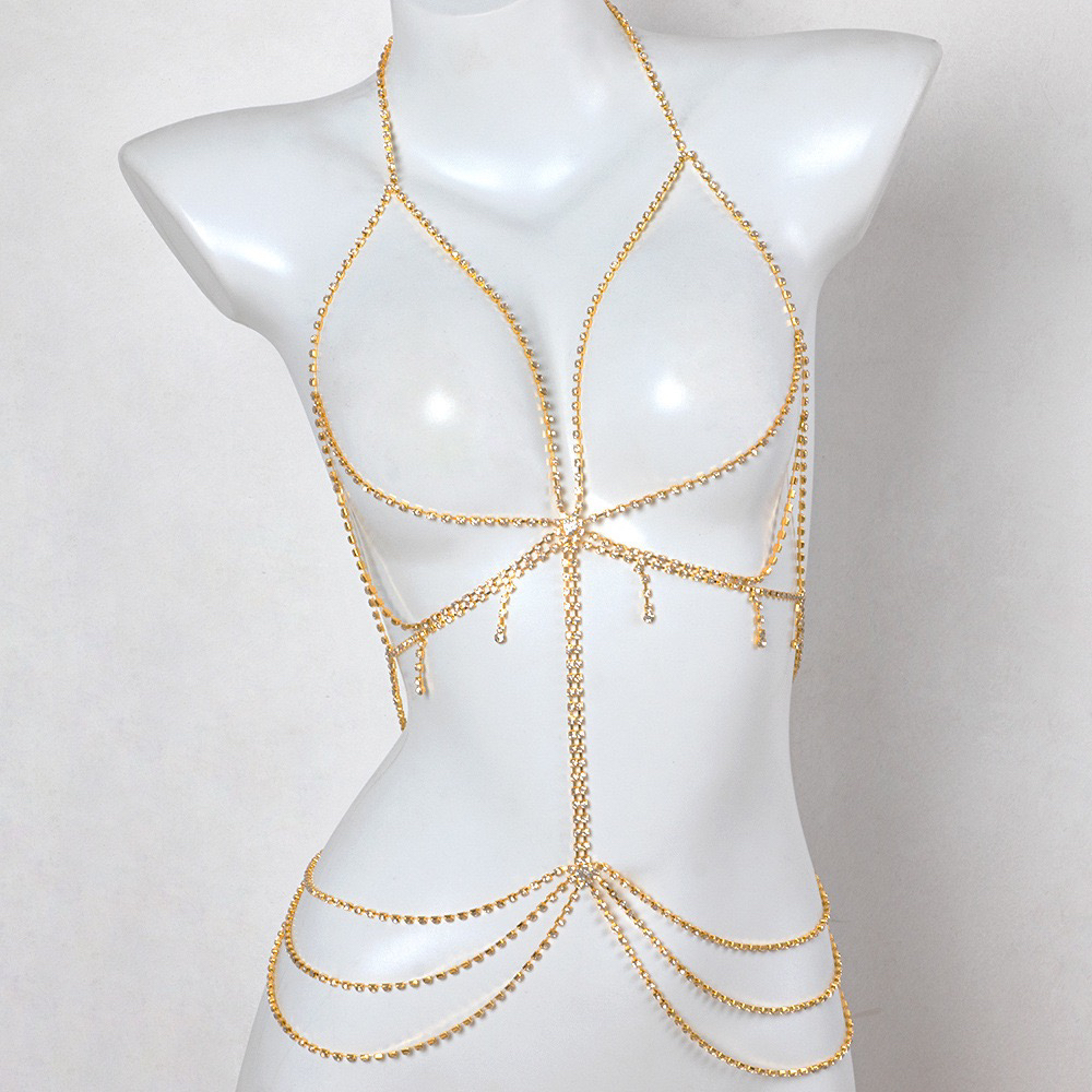 Sexy Bikini Body Chain for Wom - Body Jewelry Online บทวิจารณ์และราคา