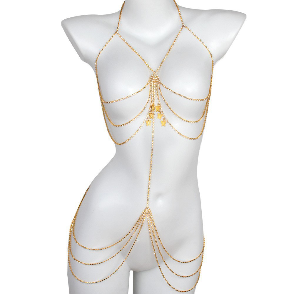 Sexy Bikini Body Chain for Wom - Body Jewelry Online บทวิจารณ์และราคา