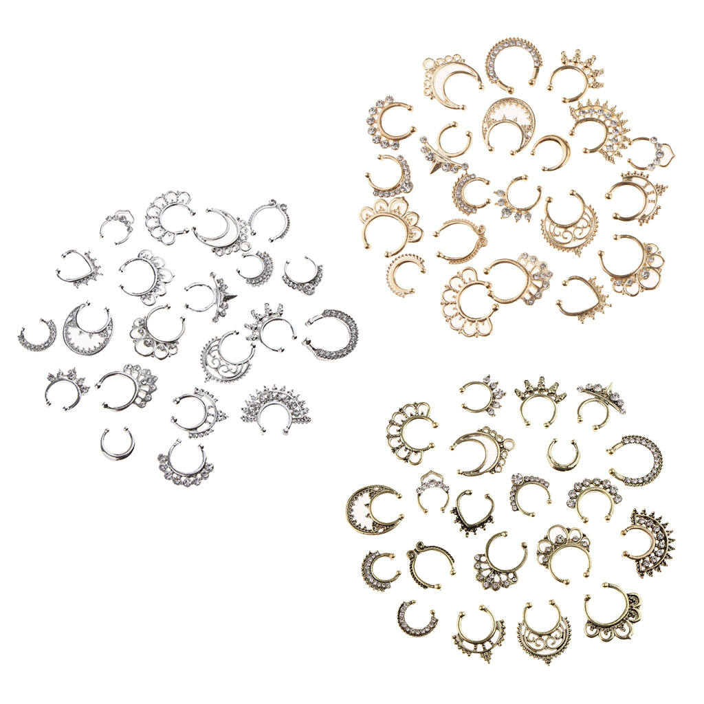 Hot Sale 21/3PCS Nose Fake Sep - Body Jewelry On Sale บทวิจารณ์และราคา