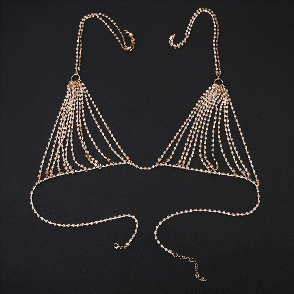 Summer Sexy Shiny Crystal Rhin - Body Jewelry Harness บทวิจารณ์และราคา