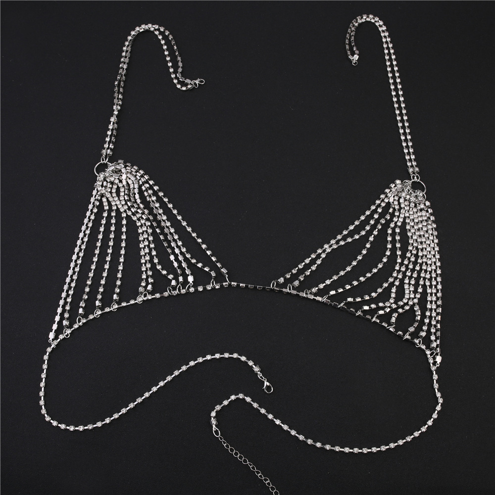 Summer Sexy Shiny Crystal Rhin - Body Jewelry Harness บทวิจารณ์และราคา
