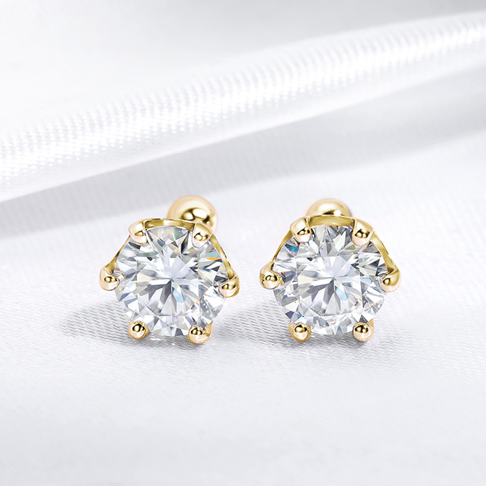 18K Gold Plated 0.2-2ct Moissa - Body Jewelry Diamond บทวิจารณ์และราคา