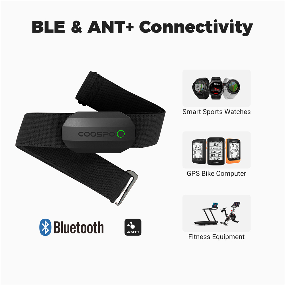COOSPO H808S Heart Rate Sensor - Body Jewelry Harness บทวิจารณ์และราคา