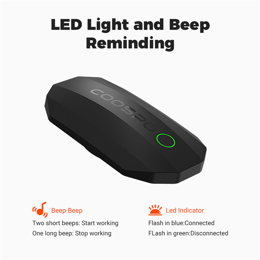 COOSPO H808S Heart Rate Sensor - Body Jewelry Harness บทวิจารณ์และราคา